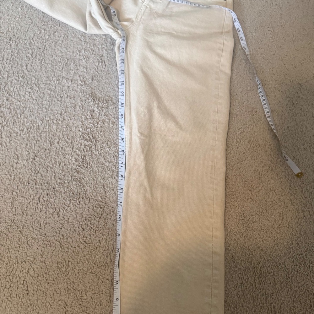 ZARA Beige High Rise Mom Jeans Women Size 2 - Picture 11 of 11